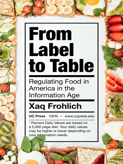 Title details for From Label to Table by Xaq Frohlich - Wait list
